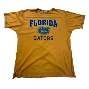 Florida Gators Shirt Men L Orange Trau & Loevner Football NCAA Graphic Crew VTG